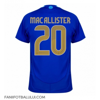 Argentina Alexis Mac Allister #20 Tricou Fotbal Replică Copa America 2024 Barbati Deplasare